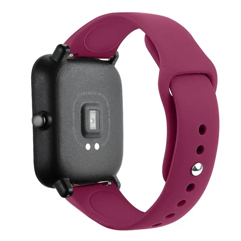 20mm/22mm Silicone band For Amazfit GTS 4/3/2/2e/GTS2 Mini/GTR 42mm/47mm/GTR 4/3 Pro/2/2e Sport Watch Bracelet Amazfit bip strap