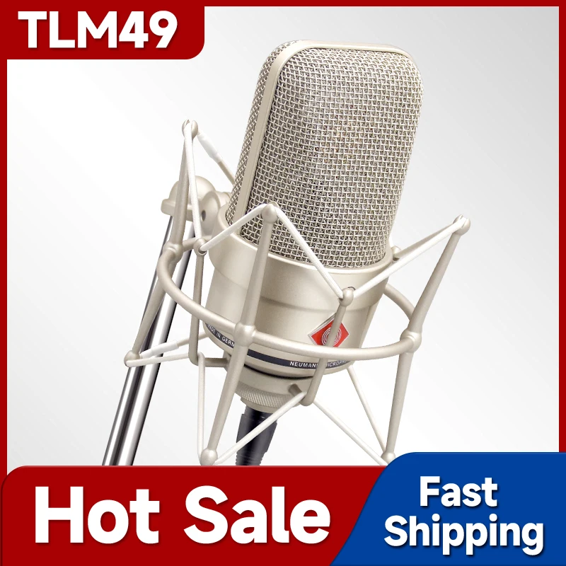 

TLM 49 Set High Quality Condenser Microphone Low Noise for Studio Recording Vocals Instruments Professional