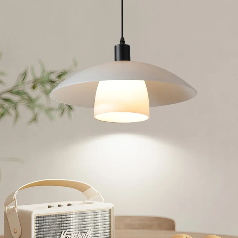 

Современная Подвесная лампа E27, для спальни, фойе, кухни, столовой, белый цвет, 3 цвета, с регулируемой яркостью, украшение с дистанционным управлением