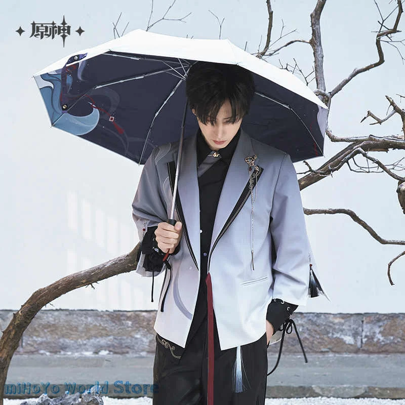 

[Подлинное] пальто Shenhe MiHoYo, официальное оригинальное пальто Genshin Impact Shenhe Theme Impression, повседневное пальто Doujin, подарки на день рождения для косплея