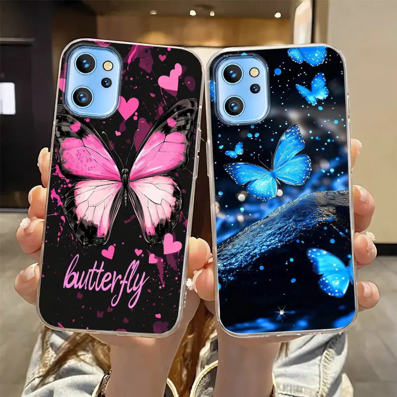 Floral For Umidigi A13 Pro 5G A13S A13 5G A15C Case Cover For UMIDIGIA15 Marble Clear Soft Silicone Phone Case Protective Fundas