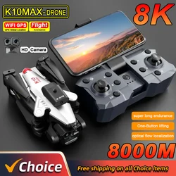 For Xiaomi K10 Max Drone 8K Professinal Three Camera Brushless Motor Unmanned Aerial With Optical Flow Positioning Function