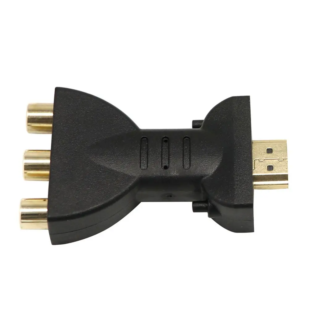 Przenośny konwerter kompatybilny z HDMI na 3 RCA Video Audio AV Adapter do projektora HDTV DVD Konwerter Dropshipping