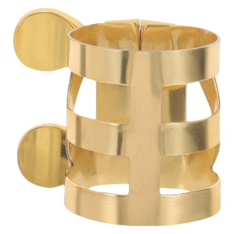 Saxophone Mouthpiece Clip Metal Ligature Fastener Parts Brass for Altos Wind Instrument Accessory Professional