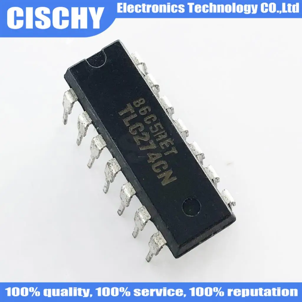 10pcs/lot TLC274 TLC274CN 274CN DIP-14 In Stock