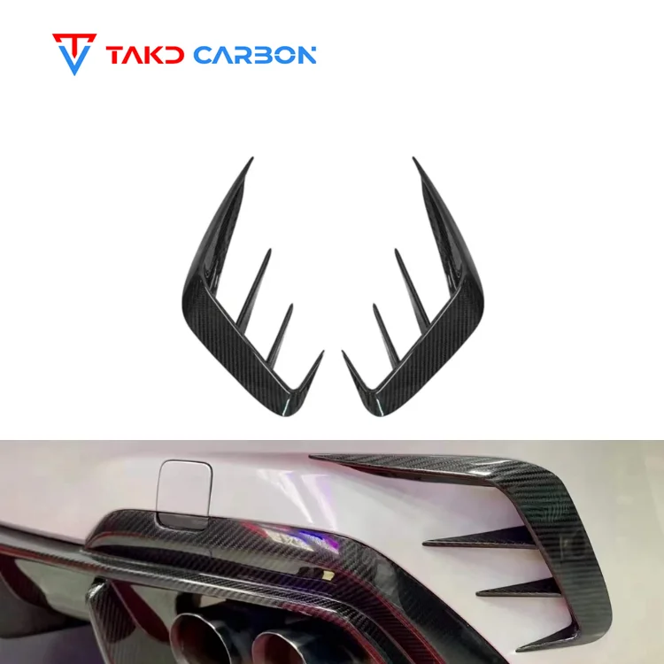 

Dry Carbon Fiber 3K Twill Car Rear Bumper Canards Splitter Car Accessories for bmws 3 Series G20 G28 2020-2022