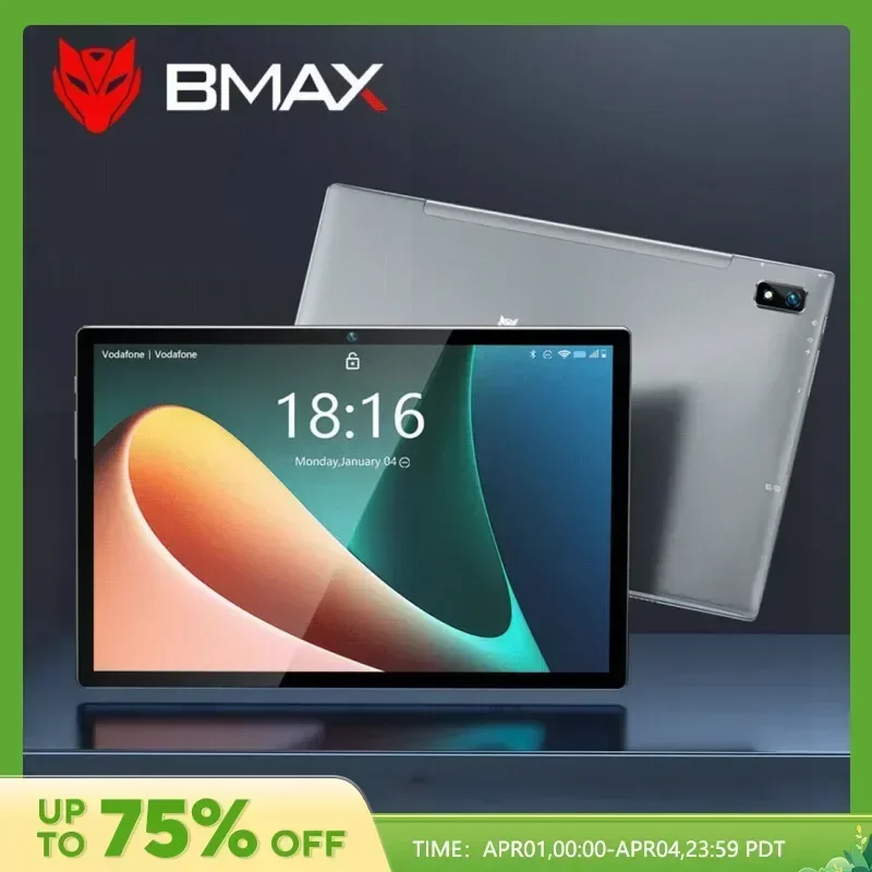 BMAX-Tableta I10 Pro de 10,1 pulgadas, dispositivo con Android 11, llamadas telefónicas, 1920x1200, T310, ocho núcleos, 4GB de RAM, 64GB de ROM, red 4G, Puerto tipo C