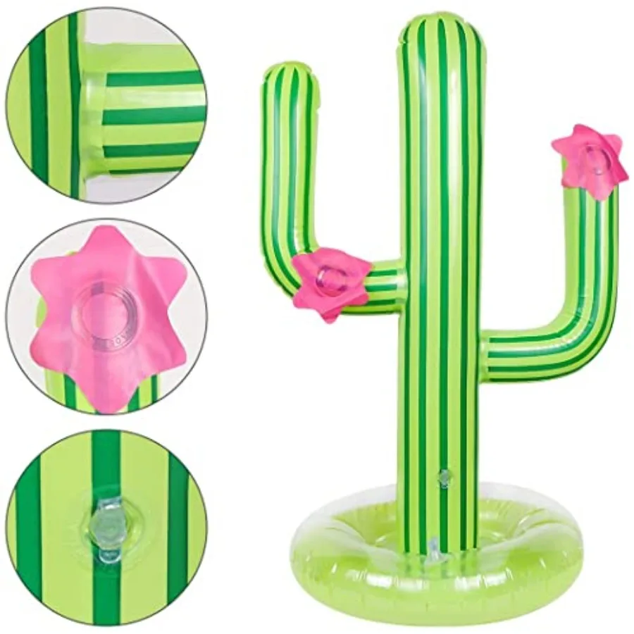 Inflatable Cactus Ring Toss Game For Swimming Pool Party Games_voghion.com