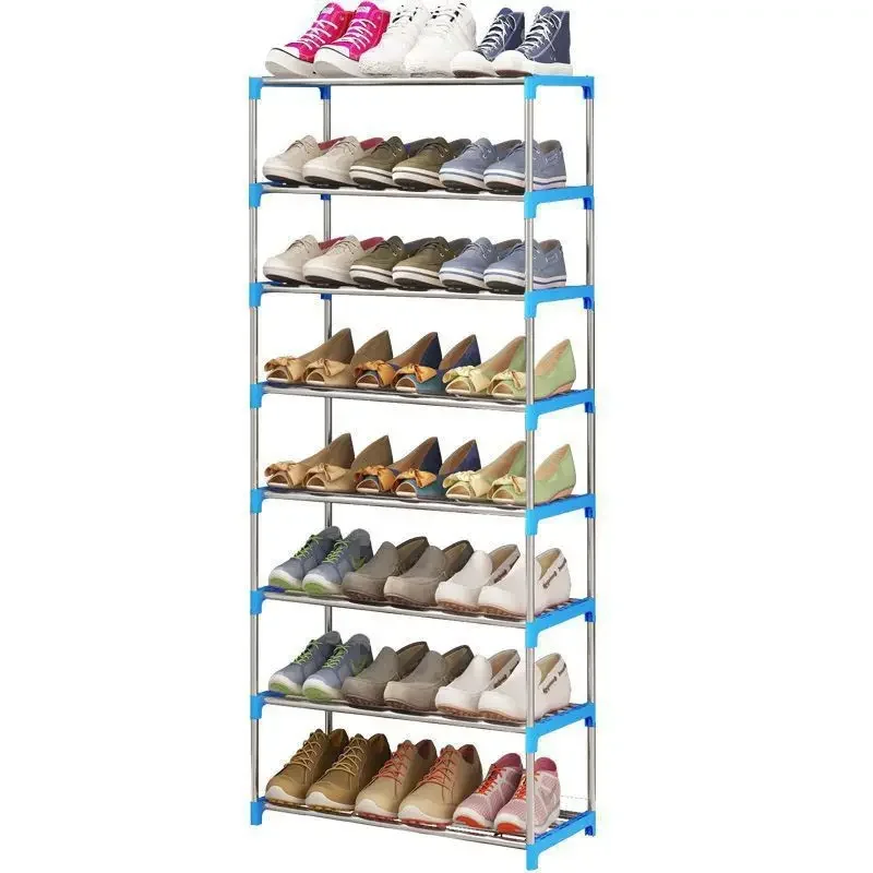 

Simple Assembly Shoe Racks With Multiple Layers Of Galvanized Pipes BY51