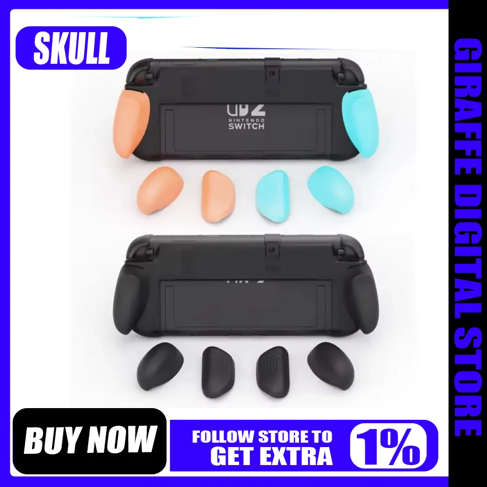 

For Nintendo Switch 2 NeoGrip with Replaceable Grip Protective Case Hard Shell Grips for Switch 2 Accessories From Savage Raven