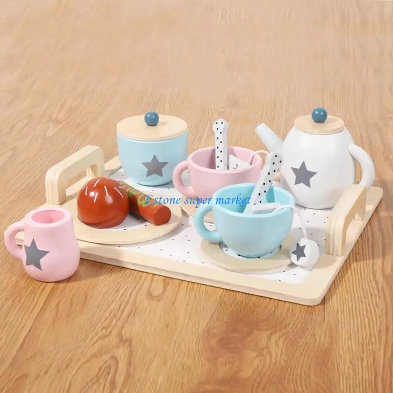 090B ティーパーティーセット 子供用キッチン用品プレイセット ごっこおもちゃ 男の子 女の子 対象年齢 3-6歳