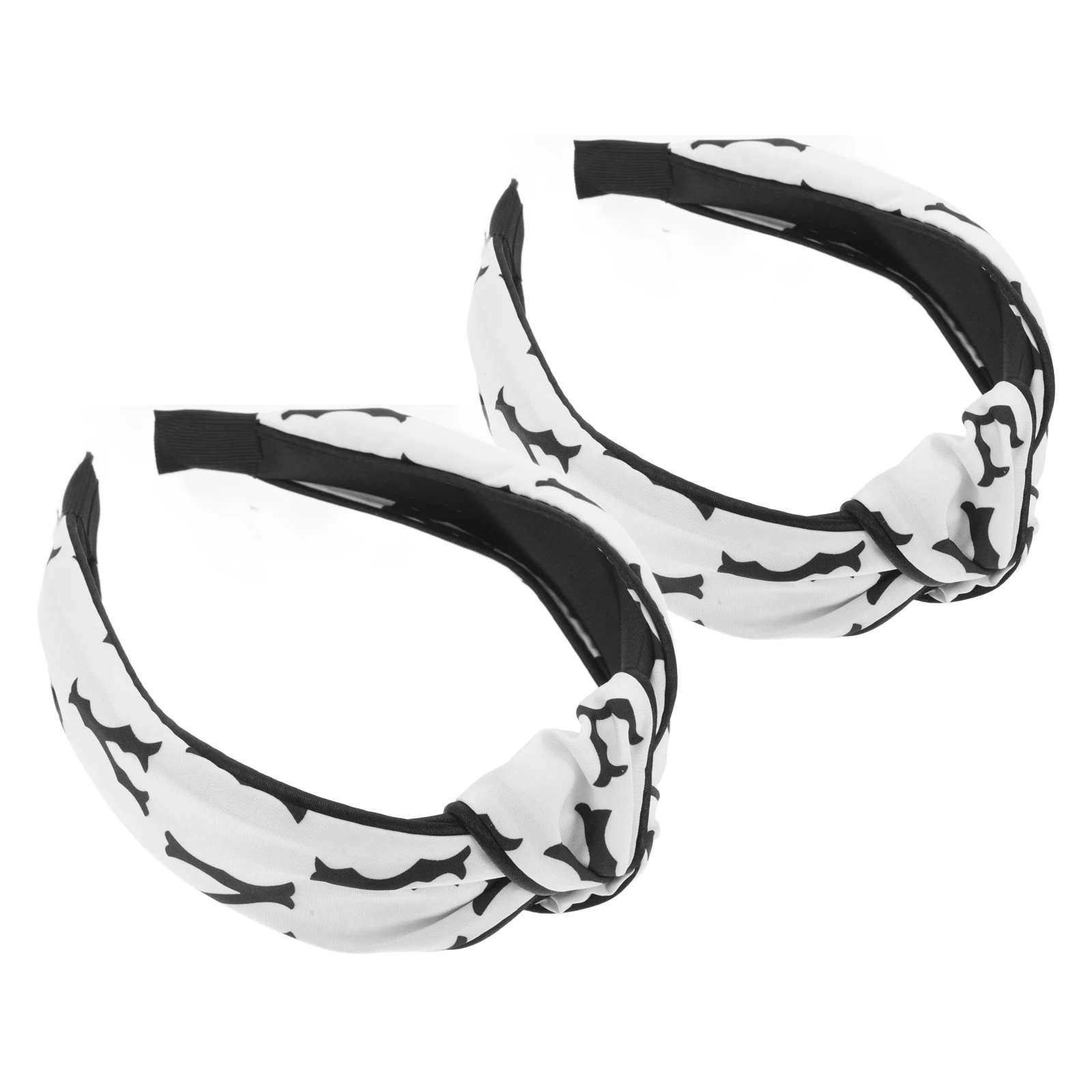 

2 Pcs Facial Band Bow Headband Girl Hair Accessories Fashion Beauty Products Miss