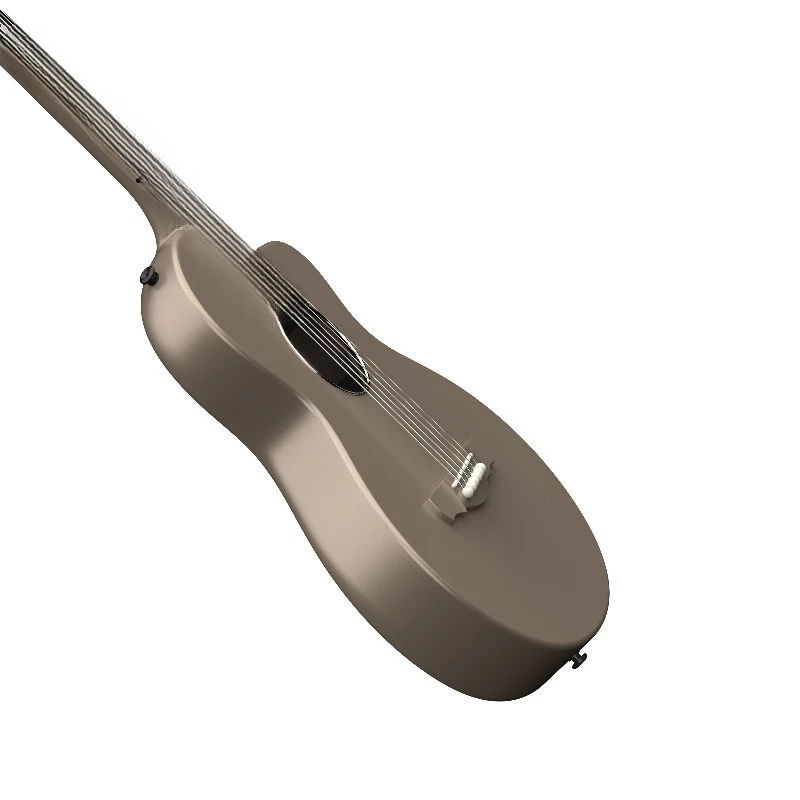 38 Inch Carbon Composite Acoustic Guitar 6 Steel Strings-Ultra Lightweight Durable Matte Finish Ebony Fingerboard for