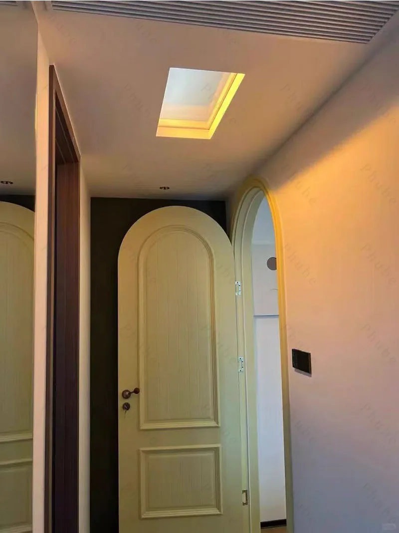 Oberlicht Smart Control Decken leuchte eingebettet LED Decken leuchten für Büro dimmbare Küchen insel Beleuchtung Badezimmer Himmel Licht – Detail 7