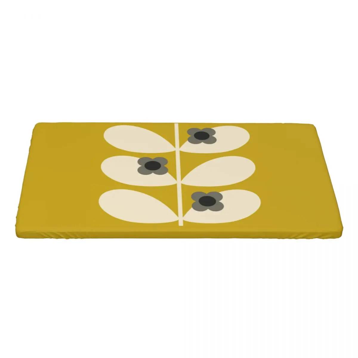 Custom Wild Rose Stem Rectangular Tablecloth Waterproof 4FT Table Cloth Orla Kiely Table Covers