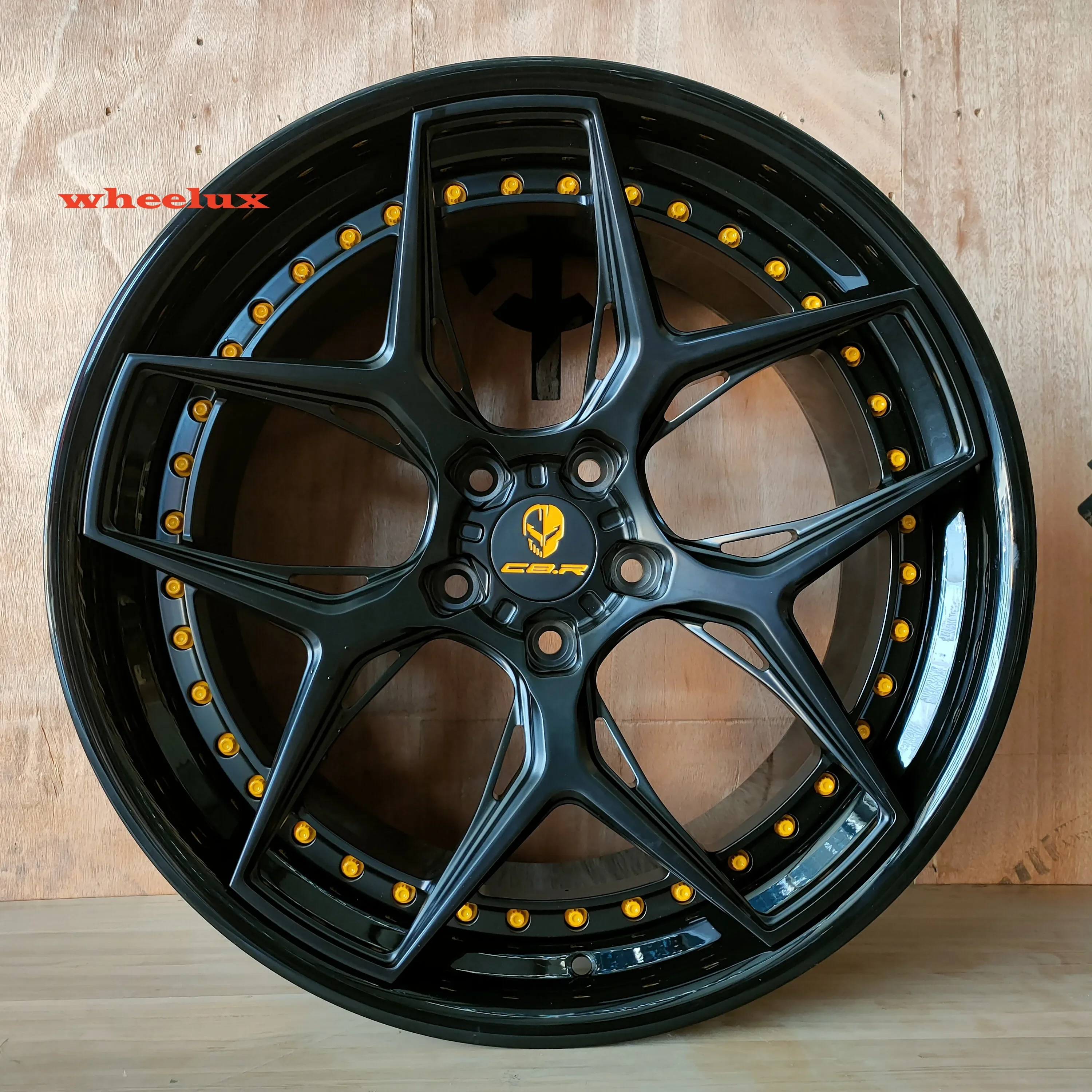 Custom High Quality 5x120 19 20 21 Inch Forged Car Alloy Aluminum Hollow Hub Wheel Rim   For Corvette C8 C7 ZR1 Z06 C6 C5 rims