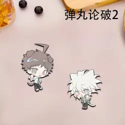 Anime Danganronpa Nagito Komaeda Acrylic Badge Cartoon Pins DIY Decoration Backpack Clothes Accessories