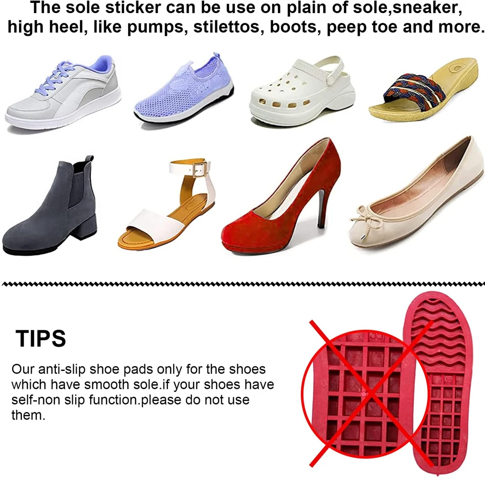 Sole protectors for Sneaker Anti-slip Shoes Sole Protector Stickers For High Heels Shoe Care Kit Repair Cover Replacement Tape