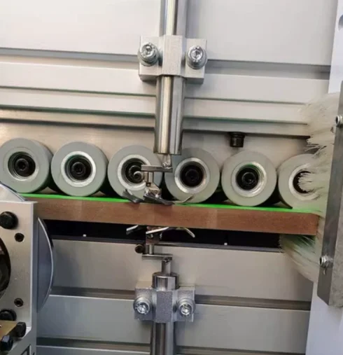 Flexible Flat Scraper for Edge Banding Machine, Double Blade Scraper for Glue Line Removal, Woodworking Machine Accessory