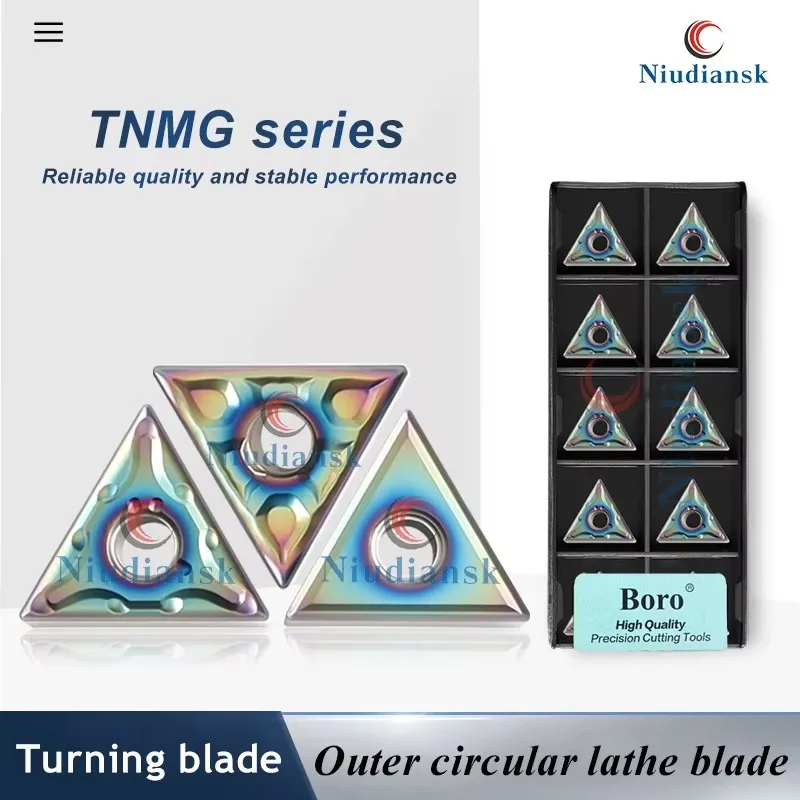 

TNMG Series DESKAR Colorful Turning Inserts TNMG160404/160408-MA/MS/TF TF618 TF918 Quenched Steel Outer Circular Turning Inserts