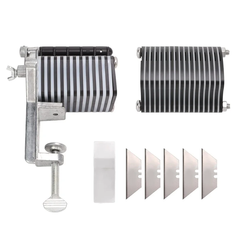 الجلود الجدول العلوي الدانتيل القاطع ل هامش تجديل قطاع أحزمة الشريط الدانتيل الجلود الحرفية سكين آلة قطع-AA26