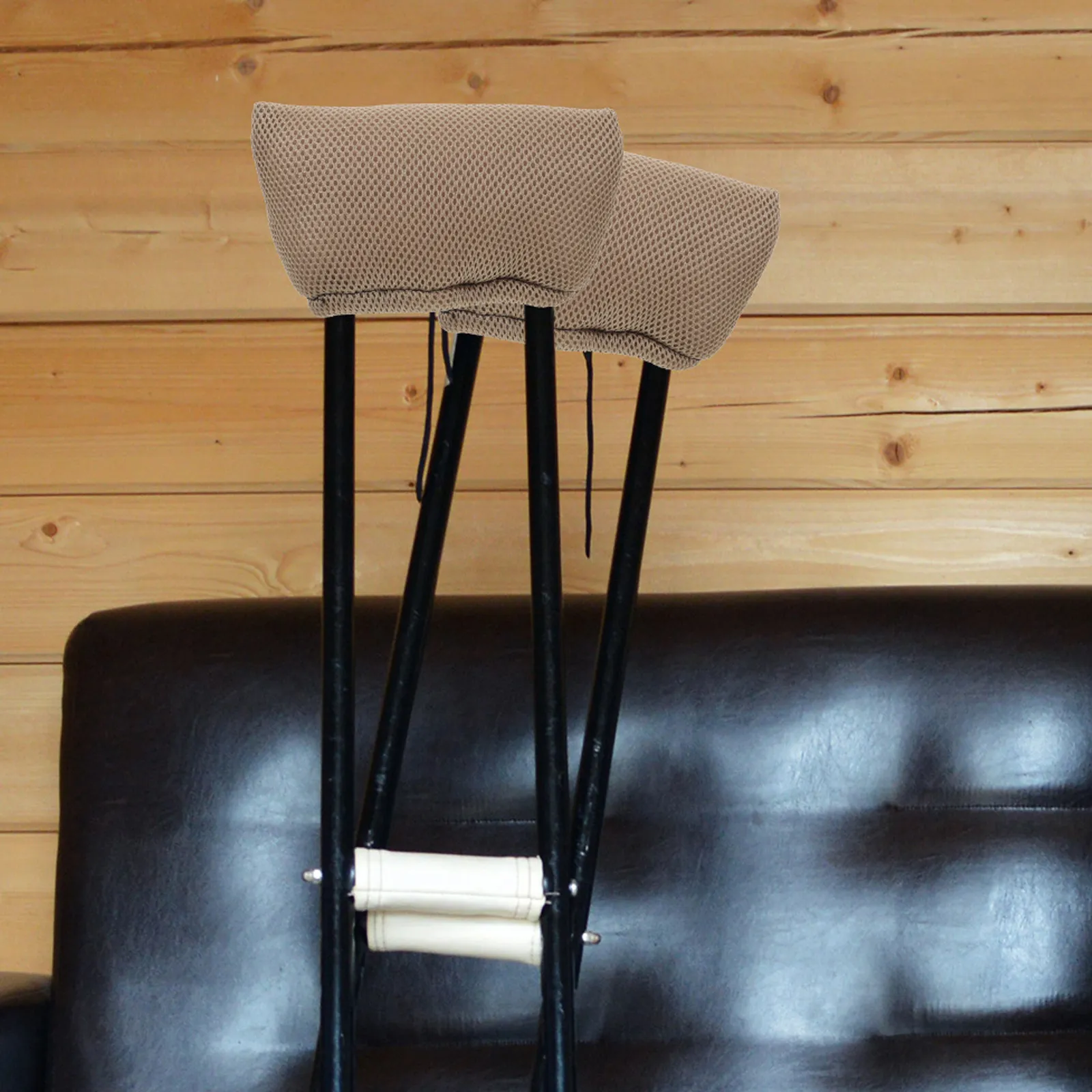 

1 Crutch Handle Covers Replacement Non-Slip Padded Cushion For Walking Sticks Underarm Support Durable Crutch