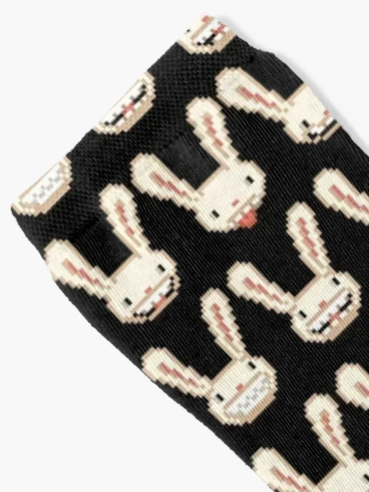 Lagomorph pattern (Sam & Max) - Clothing, gadgets & face masks Socks cotton gifts Crossfit Mens Socks Women's