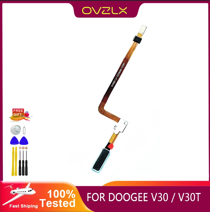 

Original For Doogee V30 V30T Cell Phone Fingerprint Modules FPC Home Button Sensor Flex Cable For Doogee V30