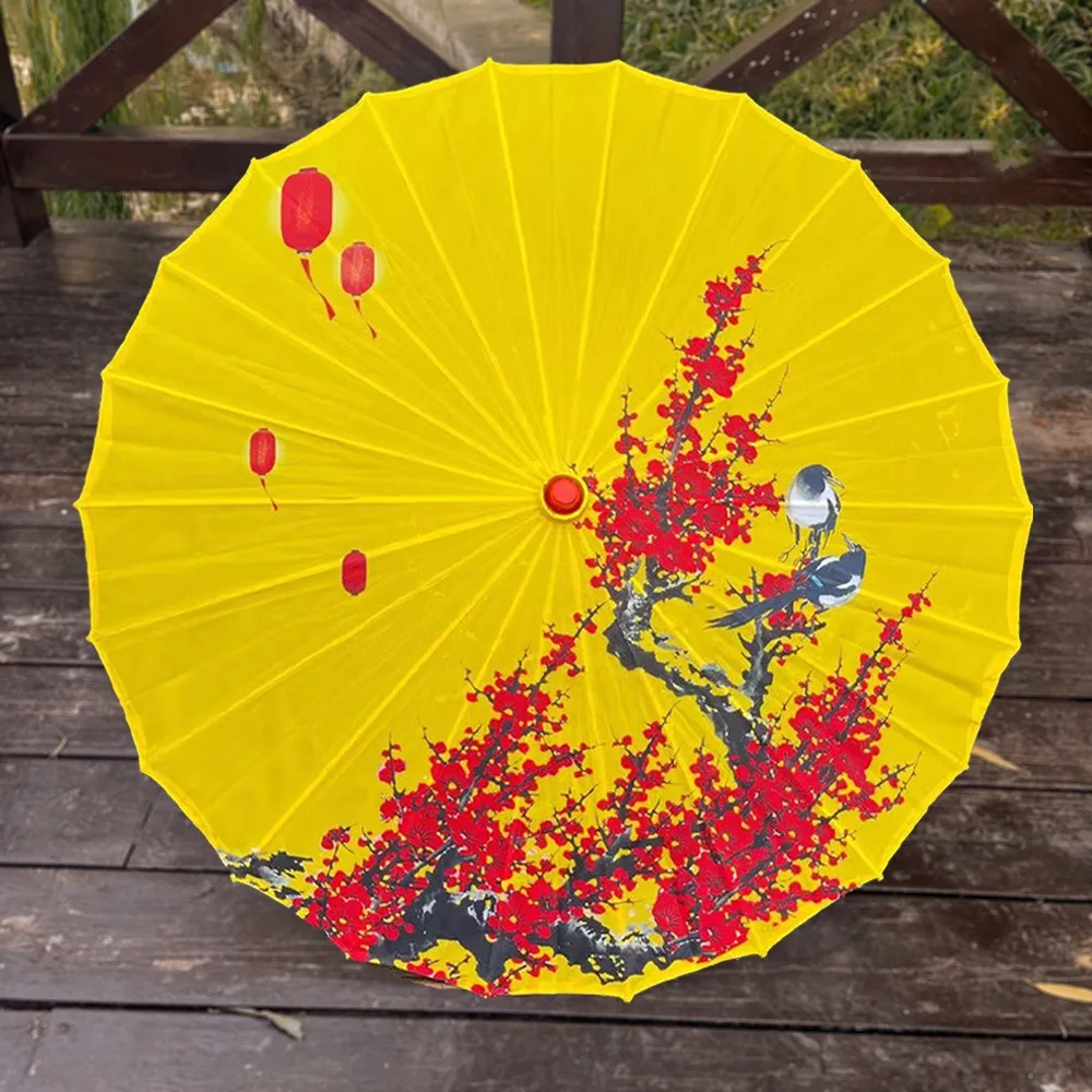 Chinese Antique Style Oiled Paper Umbrella 70cm 10 Colors Costumes Photography Umbrella Bridesmaids Party Scenery