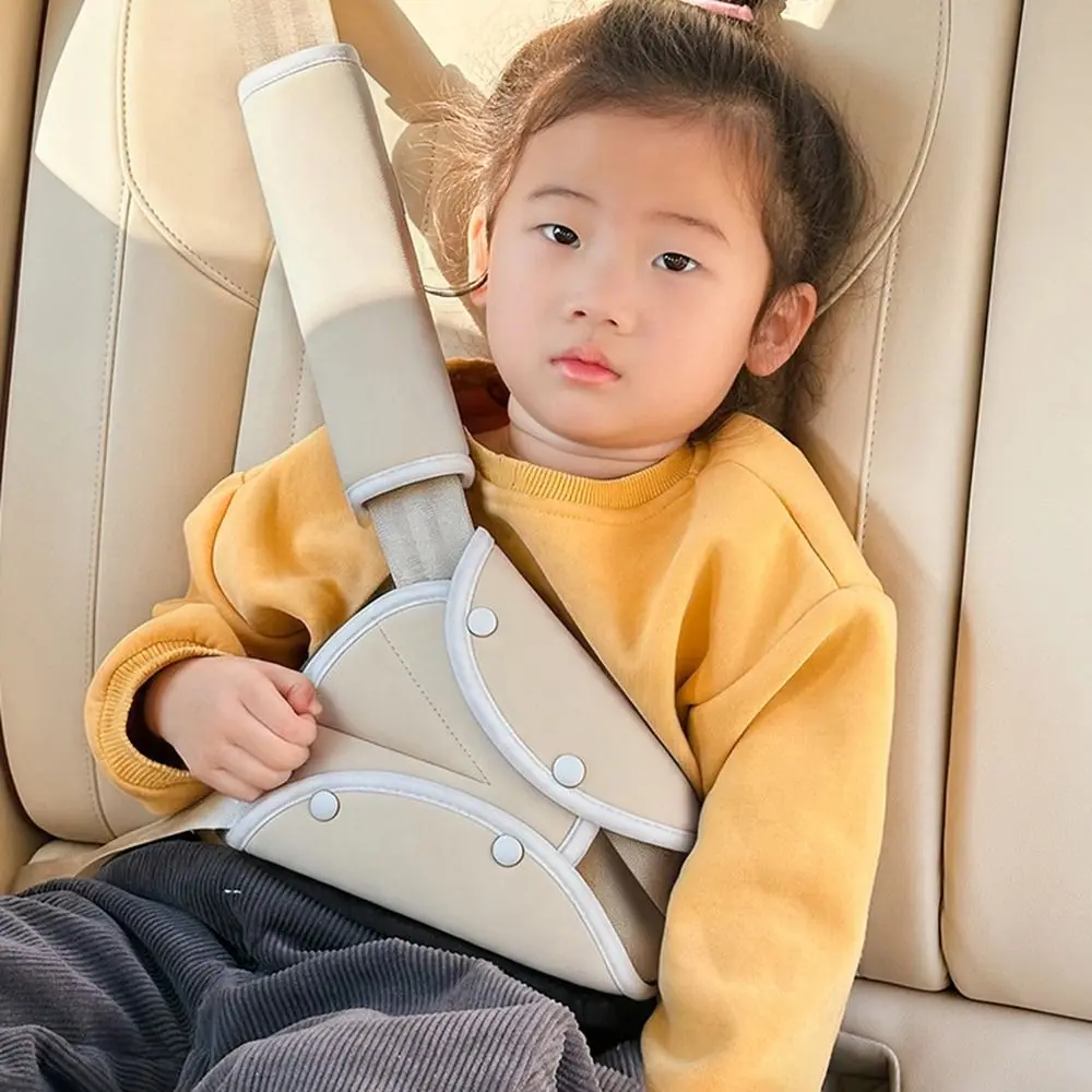 Adjustable Seat Belt Adjuster Anti-Strangle Easy Installation Car Seat Belt Cover Secure Positioning Comfortable