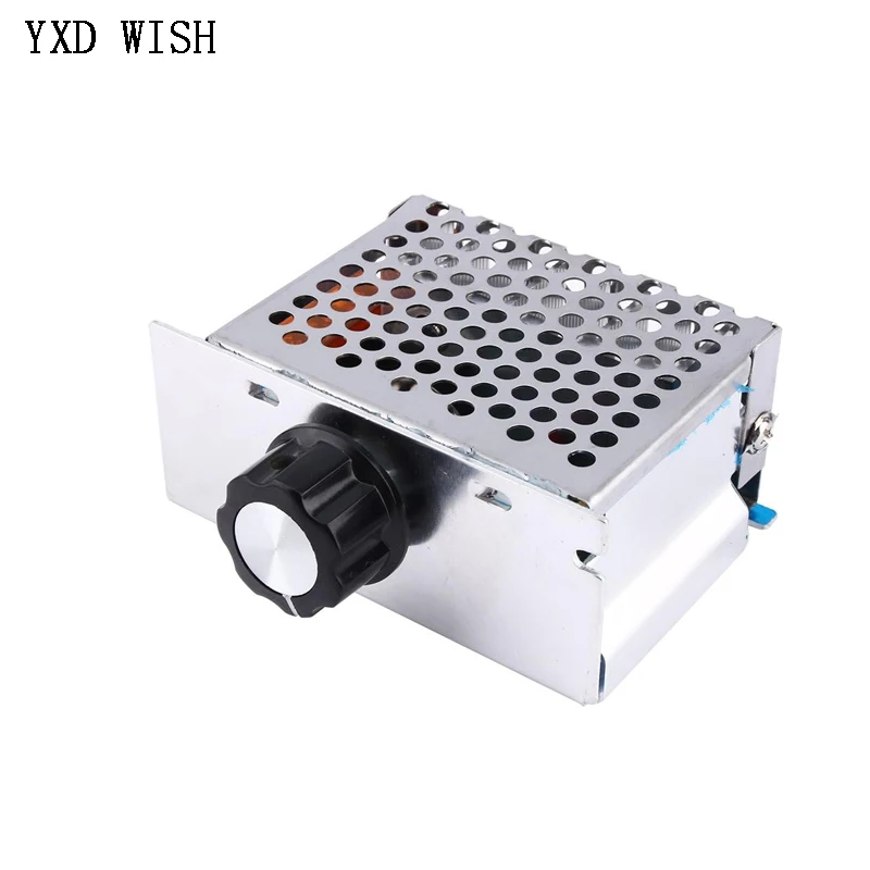 4000W 220V AC SCR Voltage Regulator Motor Speed Controller Dimmers Electronic Volt Regulator Dimmer Thermostat Regulator