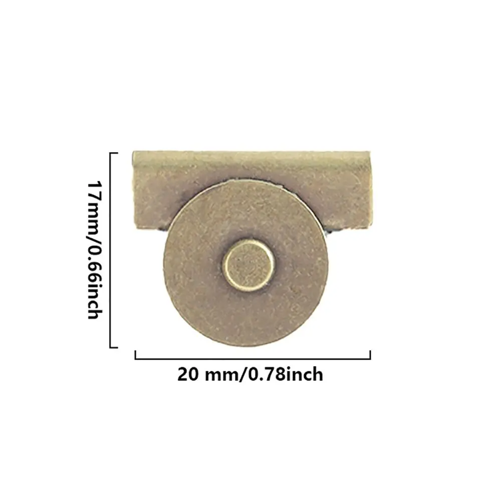 5Pairs 14/18mm Bag Buckle Accessories Self-Sewing DIY No-sew Button Wallet Craft Buckle Fasteners Clasps Buttons