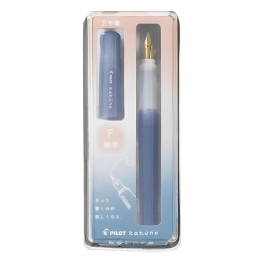 

Fountain Pen, Kakuno, Madoromi Color Series, Fine Nib, Blue, PFKA-1MDLF