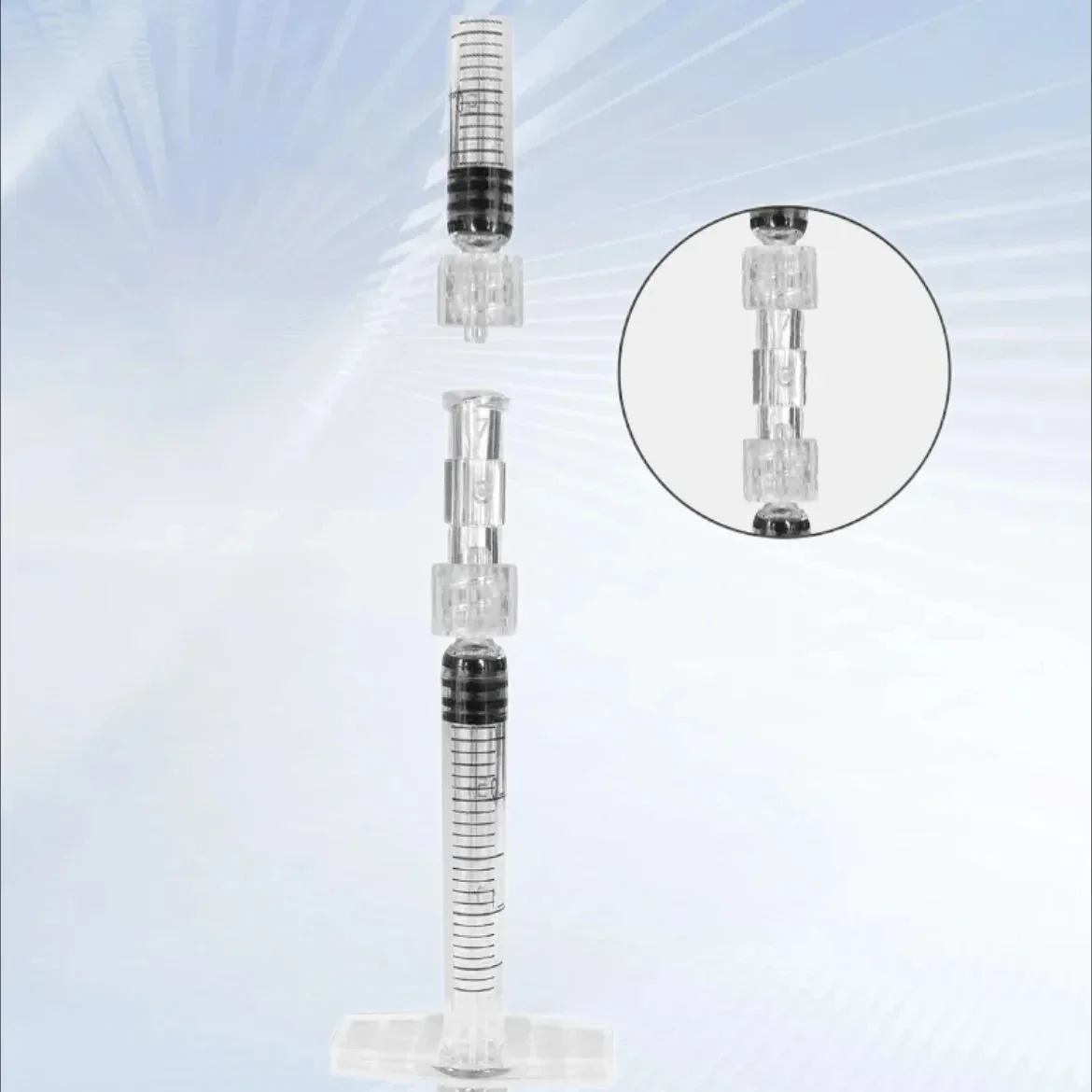 

Luer Lock Medical Adapter Leak Proof Double Helix Sterile Syringe Connector EasyUse Plastic Pneumatic Part Durable 4mm Aperture