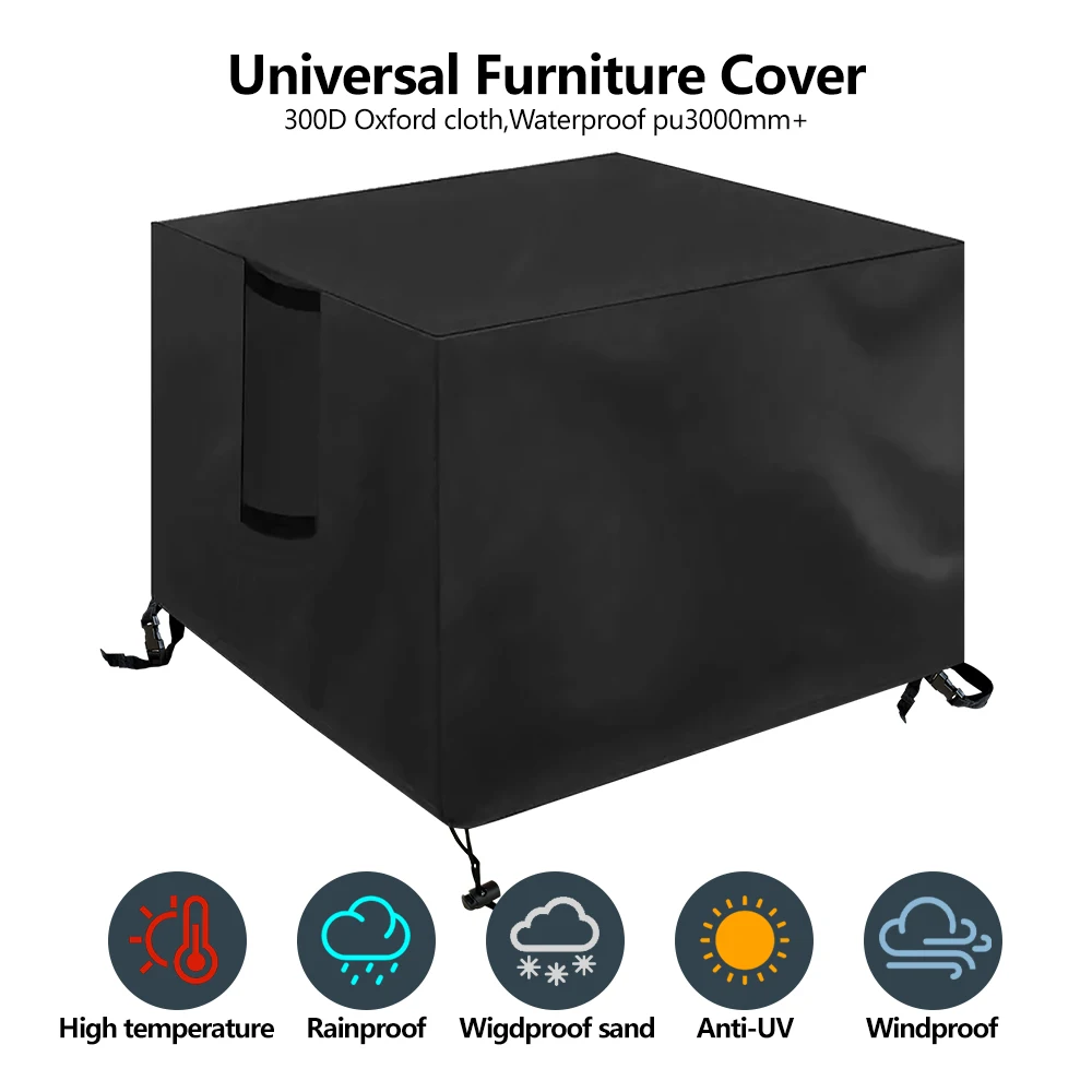 Outdoor Cover for Garden & Patio Furniture Rain and Snow Chair Pet Cage Cover Sofa Table Chair AC ventilation Dust BBQ Cover