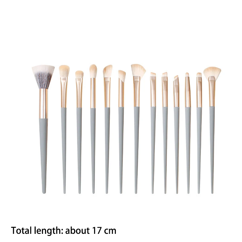 5/8/10/13pcs Makeup Brushes Set High Quality Soft Hair Celadon Blue Foundation Brush Make-Up For Women