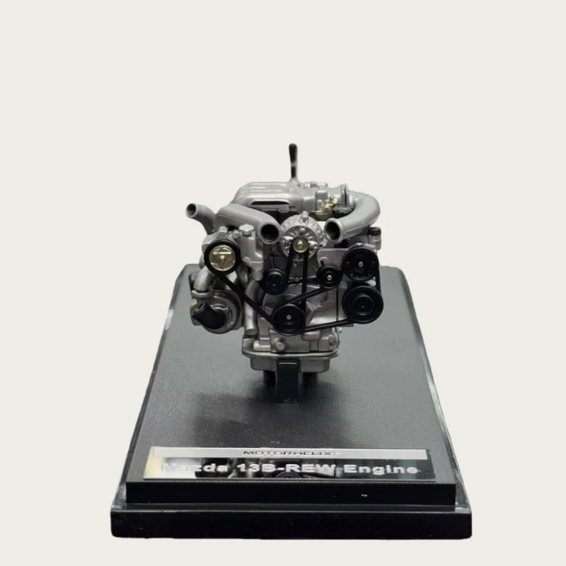 Mh Diecast 1/18 escala Mazda modelo de plástico motor rotativo 13b Rew Play vehículos juguetes para niños regalo caja Original