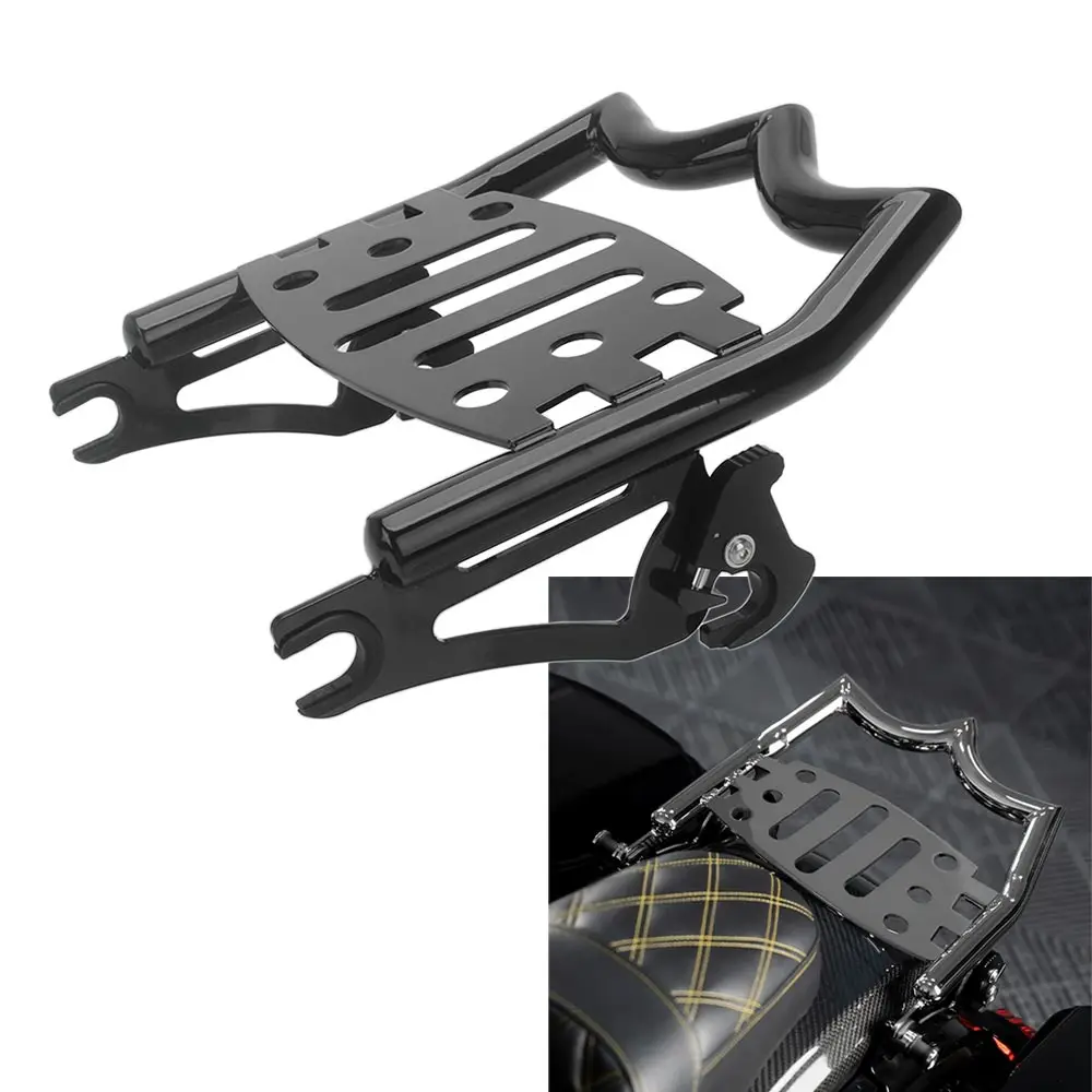 

Motorcycle Accessory Solo Seat Rear Luggage Goods Shelves Rack for Halrey Trouring Electra Glide Classic FLHTC/I,Standard FLHT