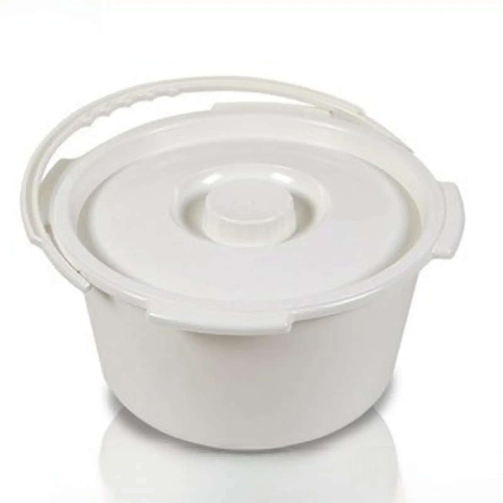 Commode Bucket Practical with Handle Commode Pail for Hotel Bathroom Seniors