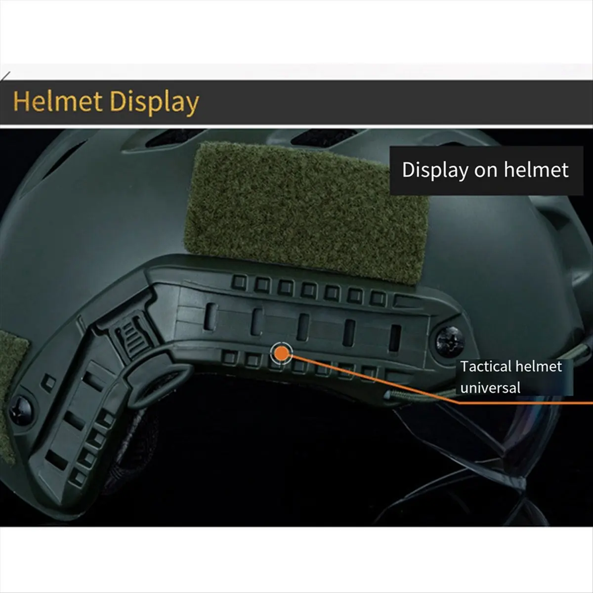 AAAE For FAST Helmet Rail Accessories Multifunctional DIY for Protective Gear Arc Portable Helmet Rail Accessories, B1
