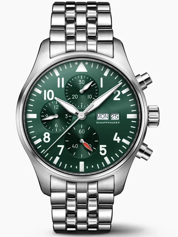 Reloj mecánico automático de alta calidad para hombre Big Pilots Le Petit Prince reloj deportivo de cuero marrón azul 43mm