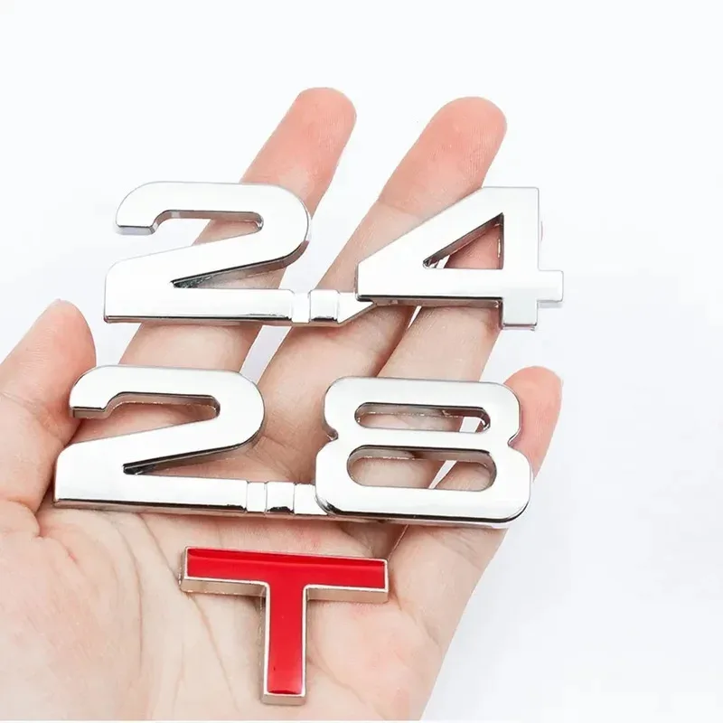 

1,8 2,0 2,2 2,4 2,5 2,8 3,0T Номер емкости Серебристый Металл Переоборудование Автомобильный Стайлинг Эмблема 3D-наклейка Значок Аккорд Эмблема крышки багажника