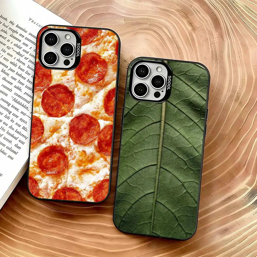 

Funny Food Phone Case For iPhone 17,16,15,14,13,12,11 Plus,Pro Max,XS,Colorful Silver Phone case Funda Cover