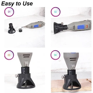 Rotary Router Millinger, Twist Function Guide Drill Madeira Sculpture Tools Kit Localizer Dedicated Wooden Tool for Dremel 12 Main Sales Key Plainworks Positron - №6