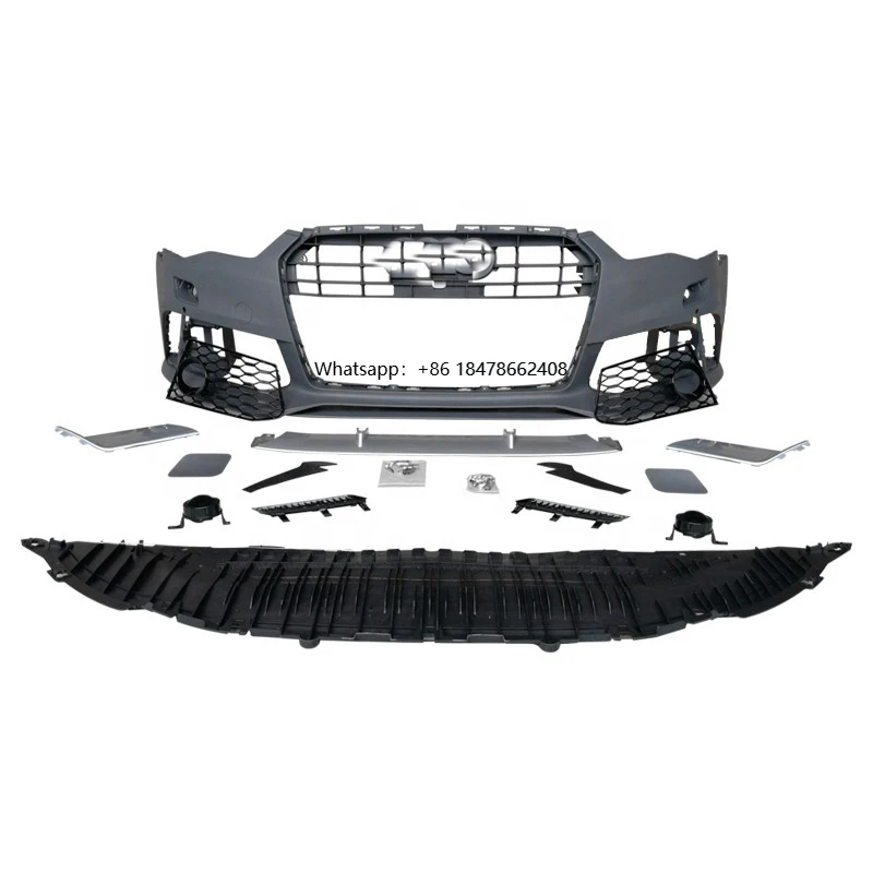 

2015-2018 for A6 Sline6 C7.5 Bodykit High Quality Plastic Facelift Bumper Without Grill for A6 S6 C7.5 2015 2016 2017