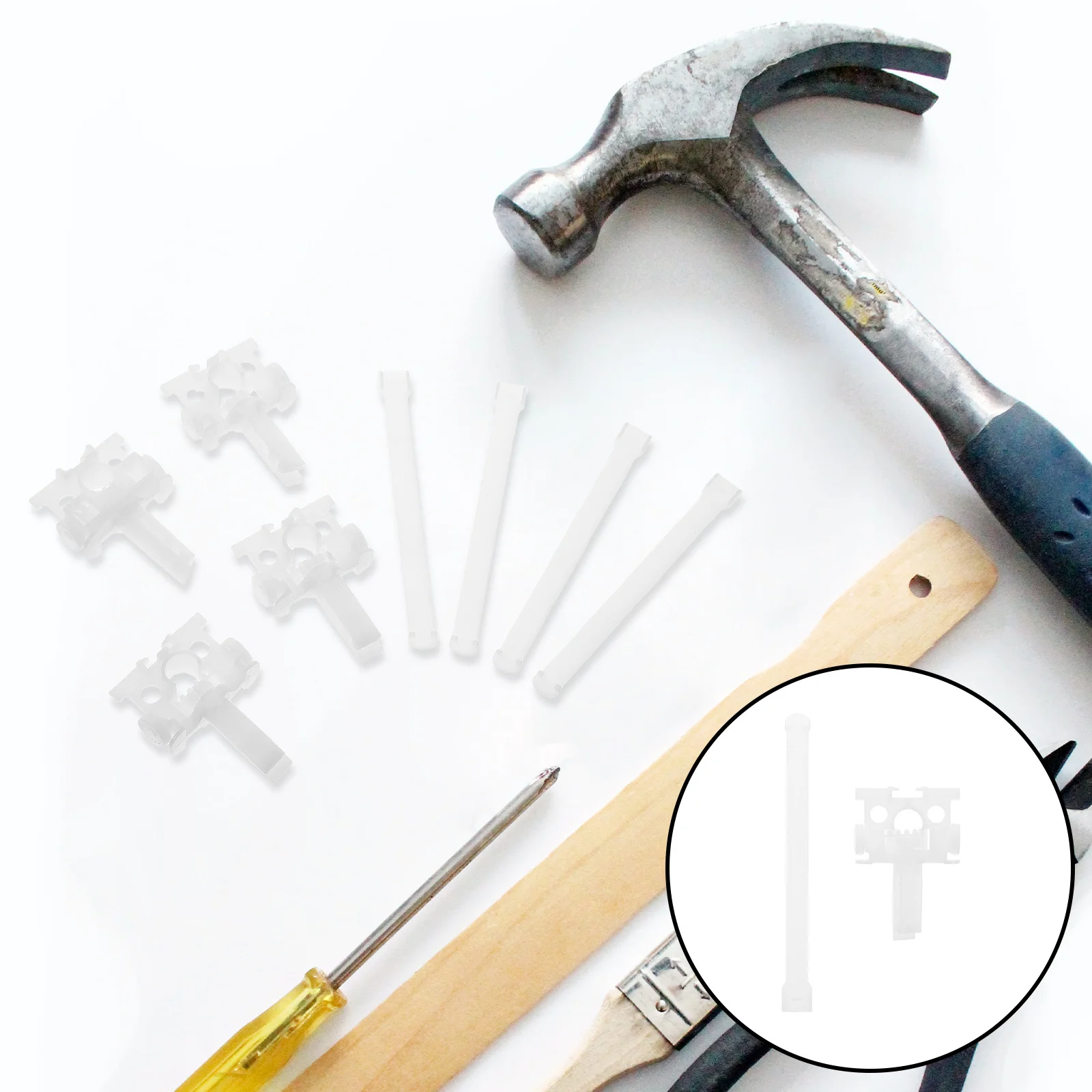 

12Sets Vertical Blind Repair Carrier DIY Replacement Parts for Window Blinds Vertical Blinds Replacement Accessories