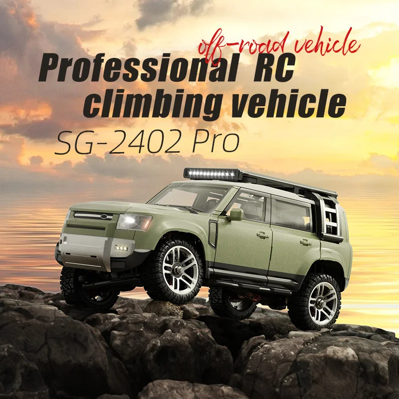 SG2402 1:24 RC Small Scale Remote Control Car Guardian Simulation Alloy Model Electric Upgraded Version Hydraulic Shock Absorber