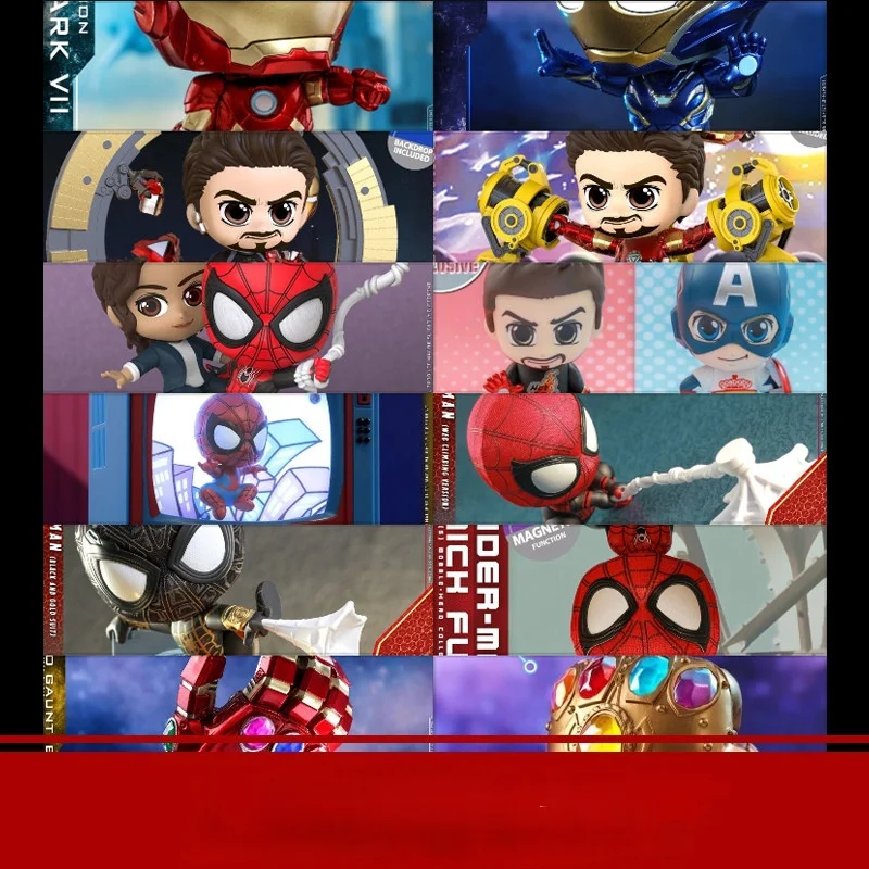 

Hottoys Iron Man Cosbaby Bobble Head The Origins Collection Marvel Authentic Collectible Figure Desktop Decor For Movie Fans