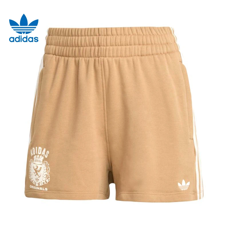 

Женские шорты Adidas Three Leaf Clover GRFX SHORTS для спорта и отдыха JW6063