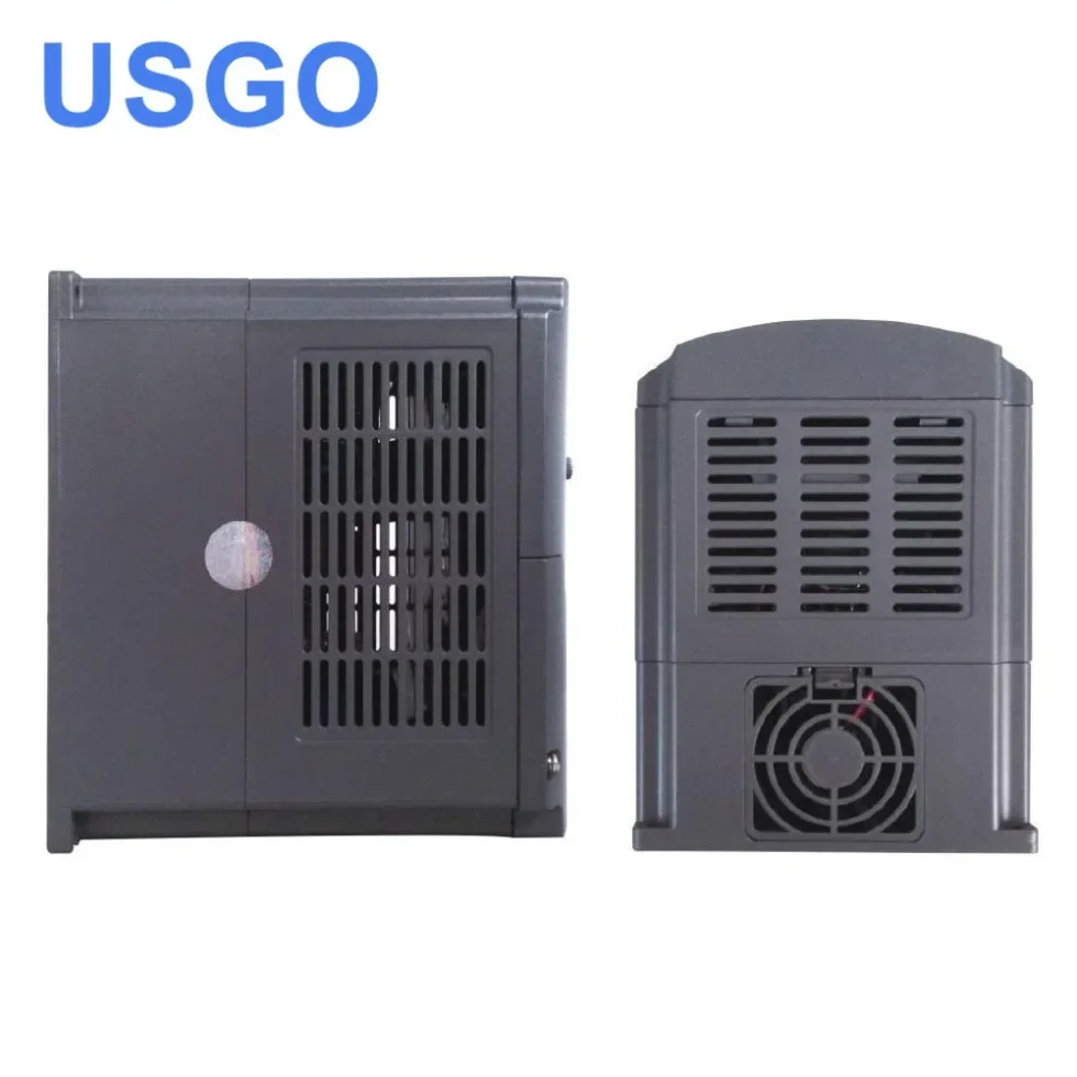 USGO 0.75KW VFD Variable frequency inverter 3 phase 380V for CNC spindle motor speed control